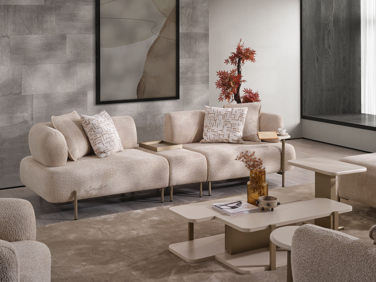 Lizbon 3-Seater Sofa by Netline Interiors