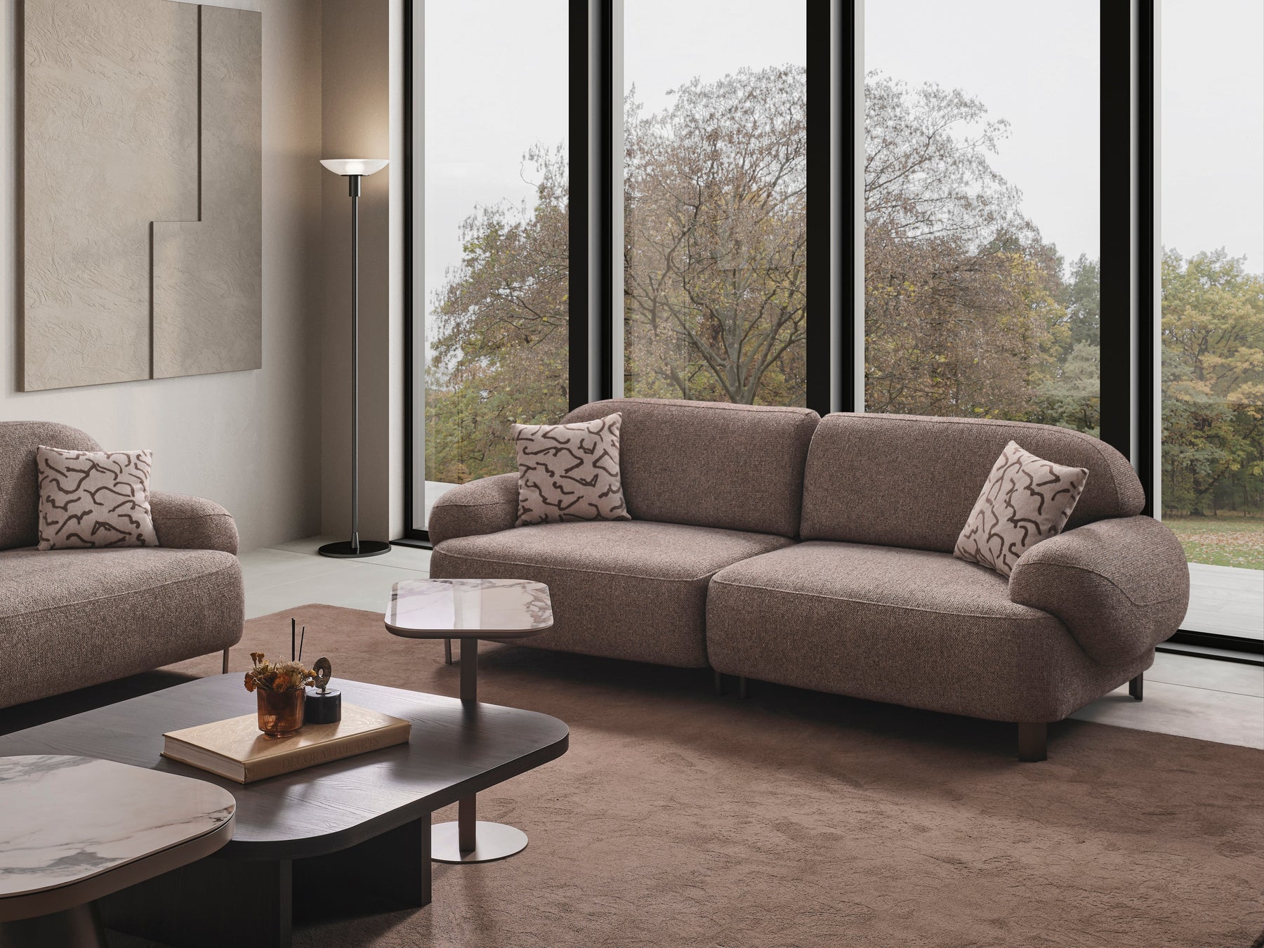 Lotus Sofa Set (O) by Netline Interiors