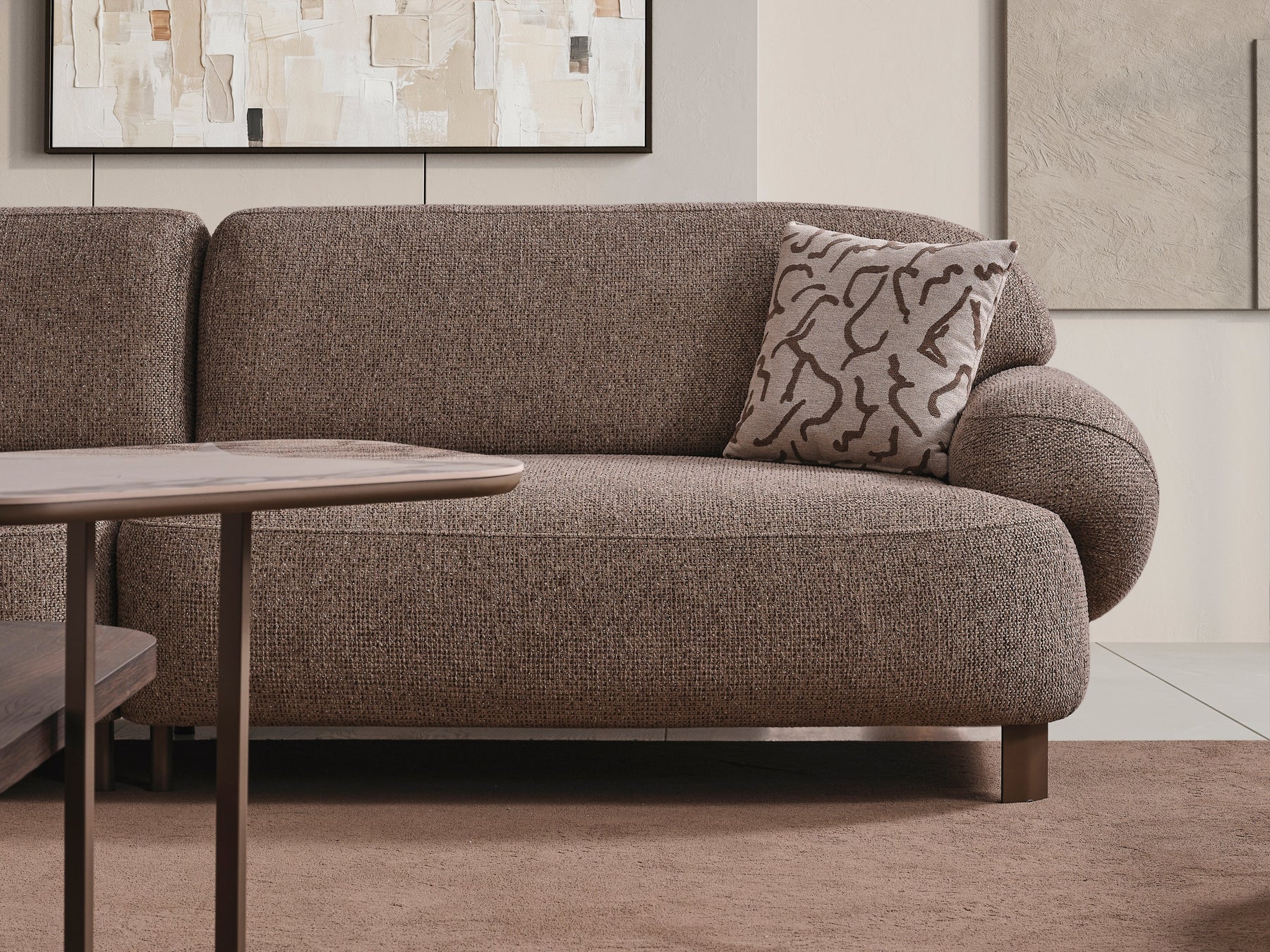 Lotus 3-Seater Sofa (O) by Netline Interiors