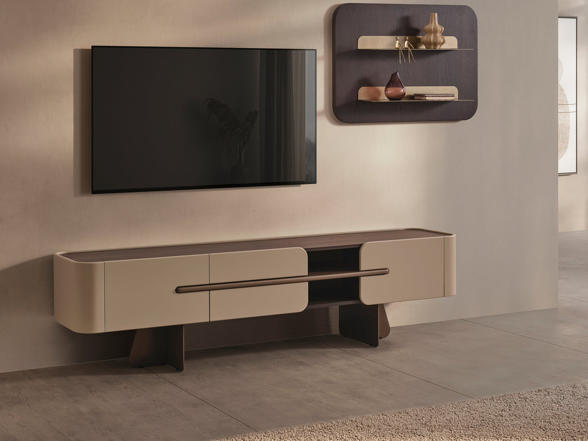 Lotus TV Unit (O) by Netline Interiors