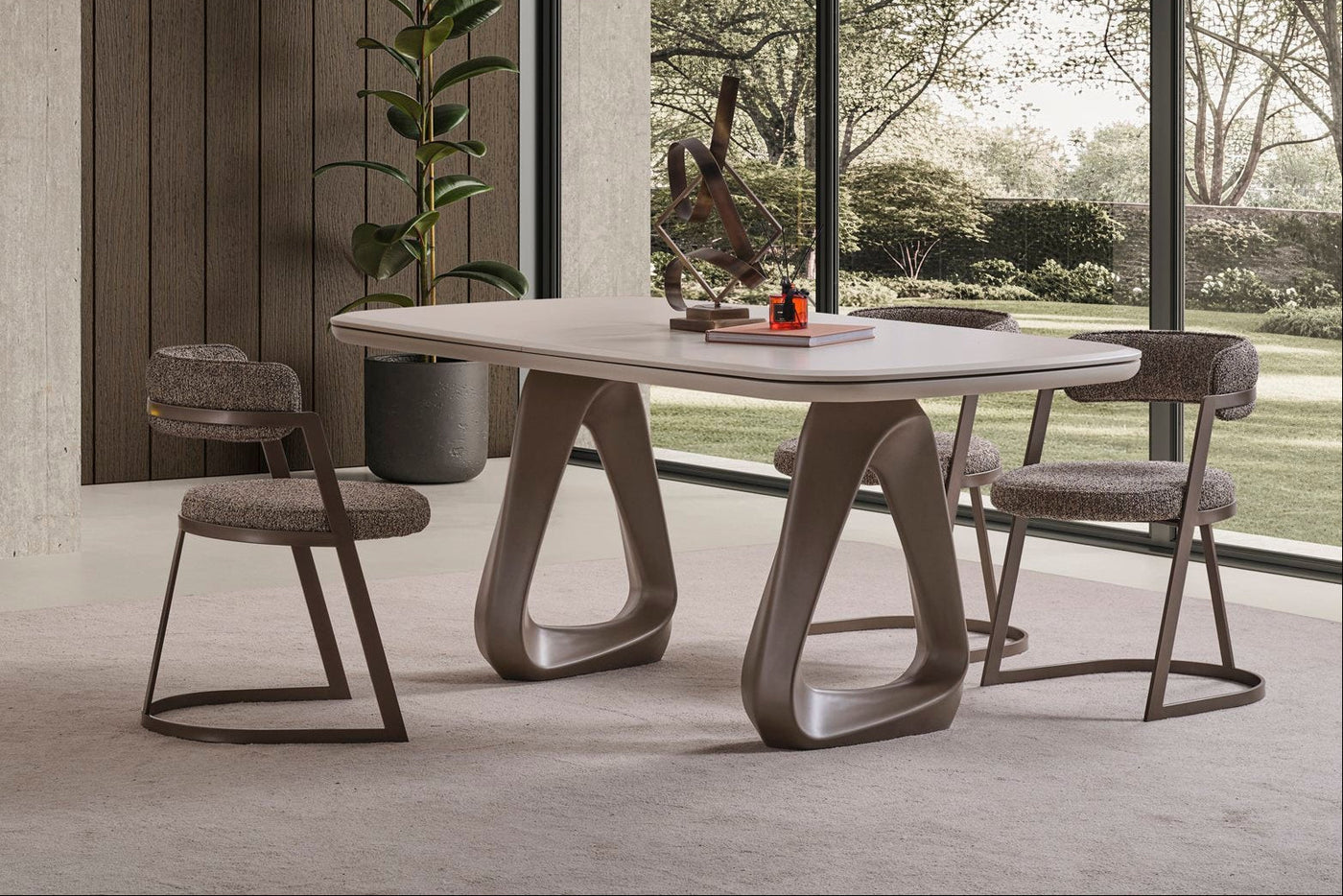 Luna Dining Table (O) by Netline Interiors