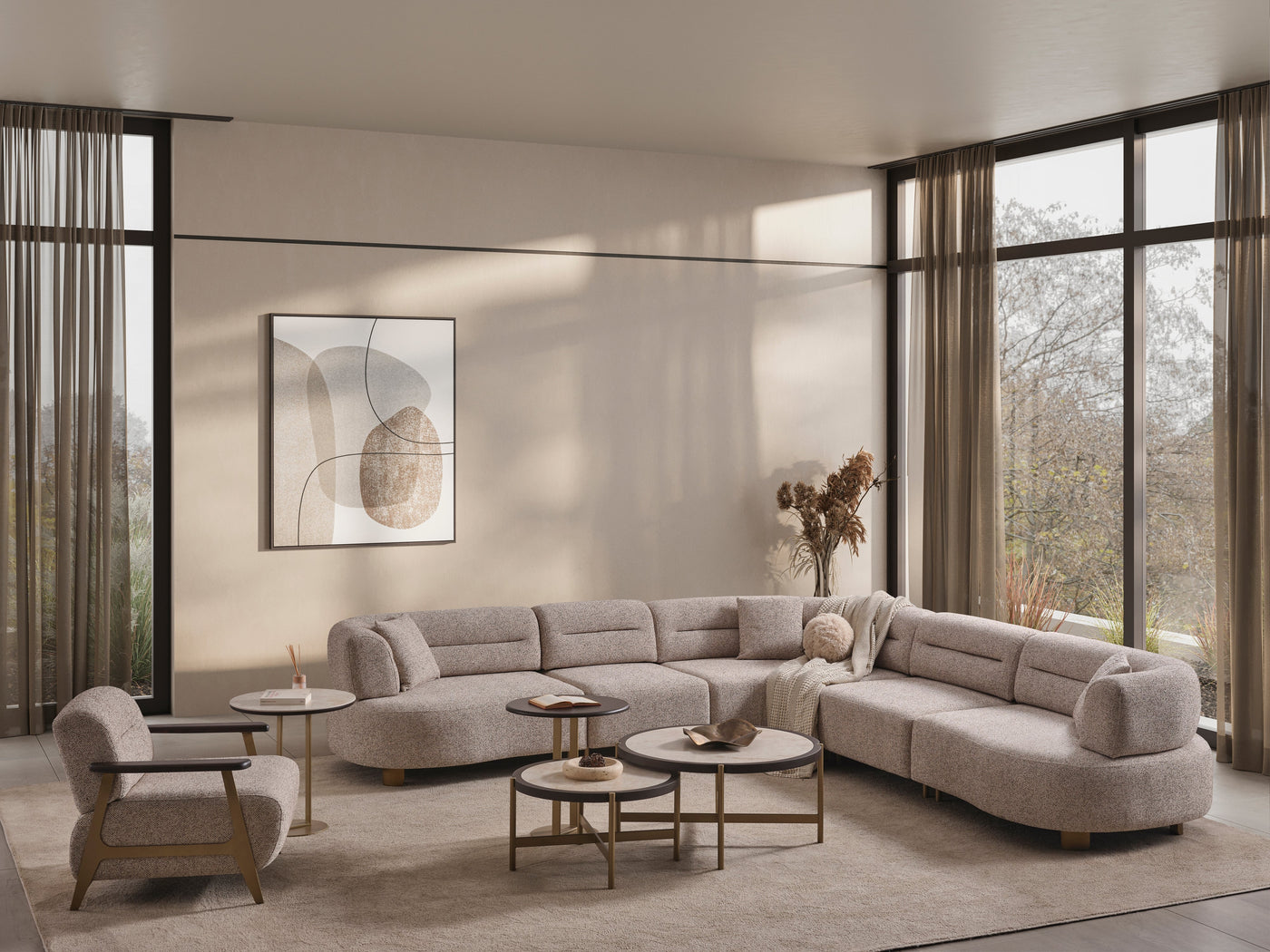 Madrid Corner Sofa (O) by Netline Interiors