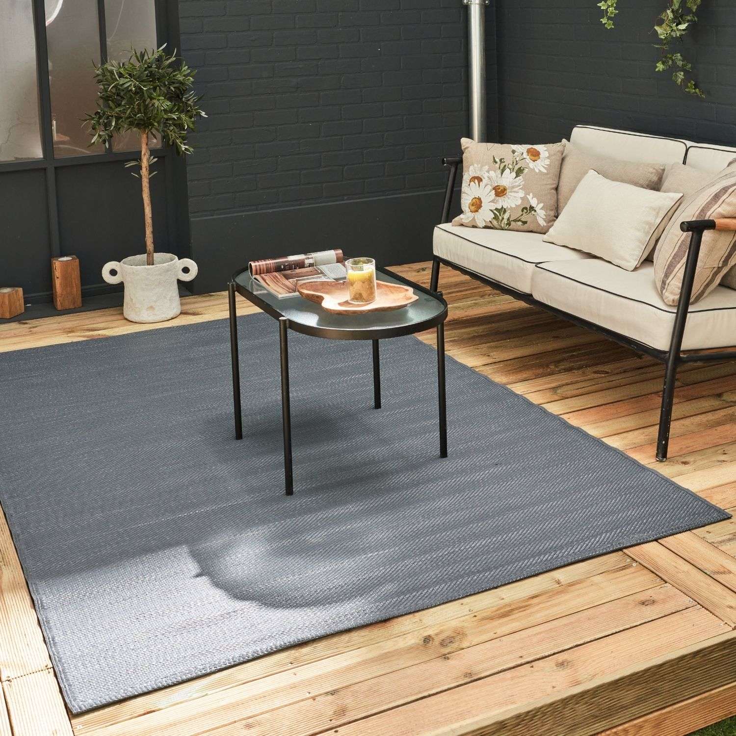 Urban Outdoor Rug Anthracite – 1000