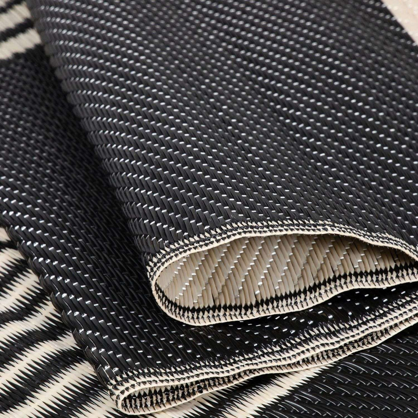 Urban Outdoor Rug Black & Beige – 1010