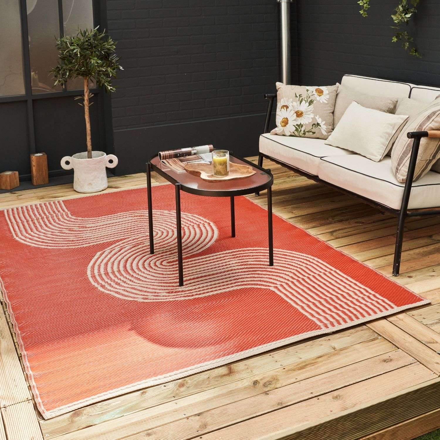 Urban Outdoor Rug Terra & Beige – 1010