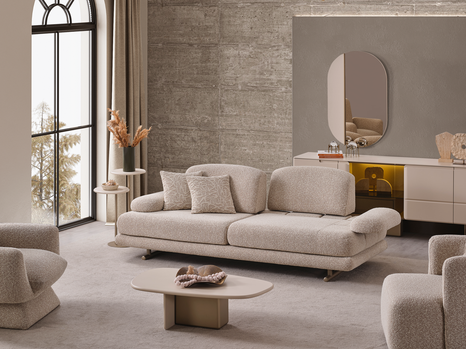 Oslo 3-Seater Sofa (O) by Netline Interiors