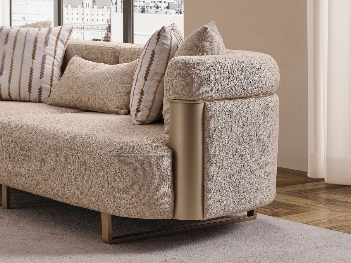 Oslo Luxury 3-Seater Sofa by Netline Interiors
