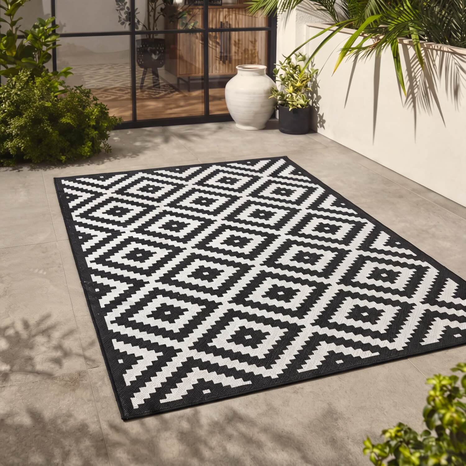 Ecology Outdoor Rug Black – 100bl