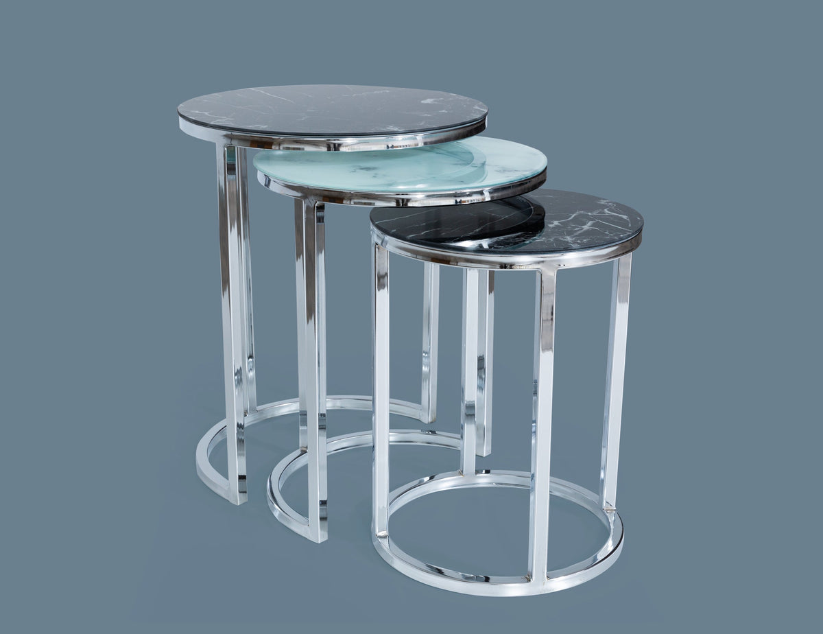 Rossi Nesting Side Table Set by Netline Interiors